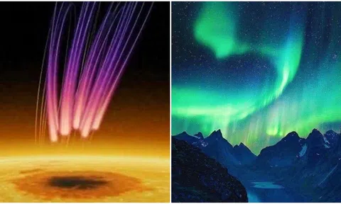 Lần đầu tiên phát hiện cực quang mặt trời mạnh gấp hàng nghìn lần cực quang của Trái Đất