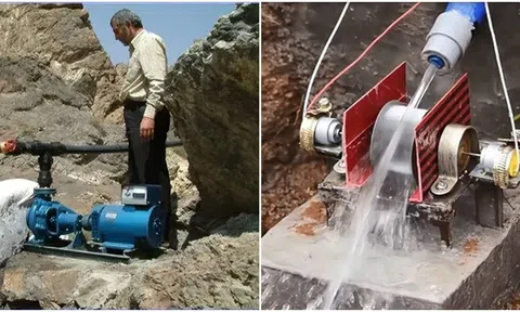 Máy phát điện thủy điện di động tự làm gây chấn động, có thể tạo ra điện miễn phí mọi lúc mọi nơi