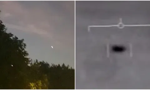 Một người phụ nữ phát hiện vật thể có hình đĩa bay trên bầu trời, UFO của người ngoài hành tinh ghé thăm?