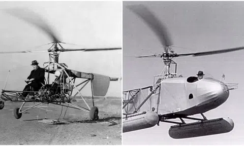Bất ngờ trước cấu tạo của chiếc trực thăng đầu tiên trên thế giới, từng lập kỉ lục về thời gian bay