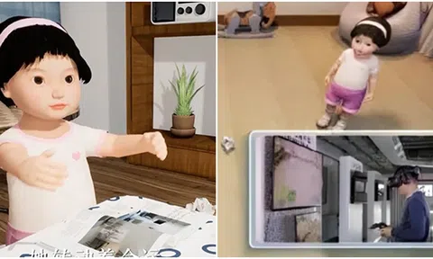 Bé gái trí tuệ nhân tạo AI đầu tiên trên thế giới ra đời, biết dọn dẹp phòng và lau biết bẩn