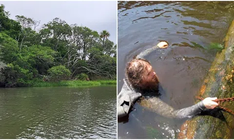 Những người đàn ông may mắn đã phát hiện ‘kho báu’ tiền tỉ chìm dưới lòng sông từ thế kỉ 18