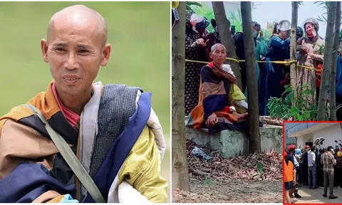 Ông Thích Minh Tuệ gầy xọp sau nhiều ngày bị các Youtuber, Tiktoker bám theo quay, chụp