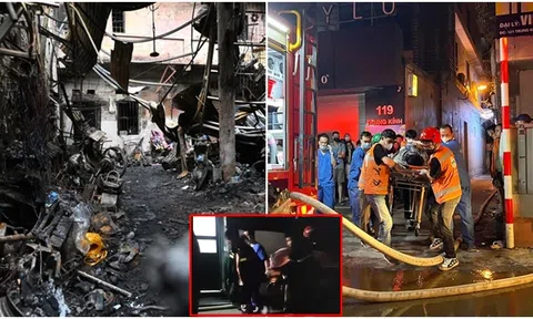 Xót xa hình ảnh những nạn nhân cuối cùng được đưa ra khỏi đám cháy khiến14 người tử vong ở Hà Nội