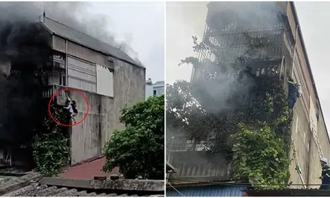 Nhân chứng kể lại giây phút ‘sinh tử’ trong vụ cháy nhà trọ ở Hà Đông: 1 anh hùng leo tường cõng nạn nhân