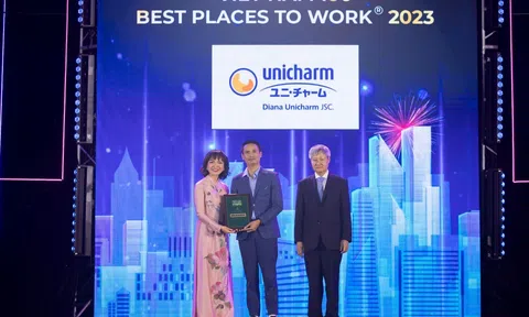 Diana Unicharm vinh danh trong “Top 100 nơi làm việc tốt nhất Việt Nam 2023”