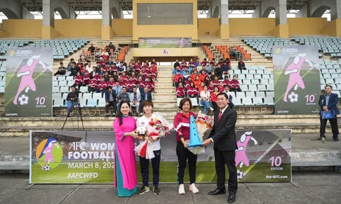 Bóng đá Việt Nam hưởng ứng sự kiện đặc biệt của AFC nhân ngày 8/3