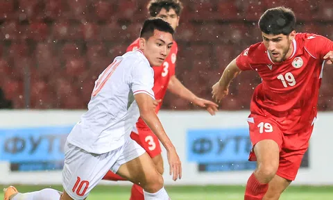 U23 Việt Nam bị U23 Tajikistan cầm chân