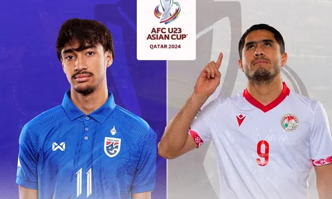 Trực tiếp U23 Thái Lan vs U23 Tajikistan, 22h30 hôm nay 22/4