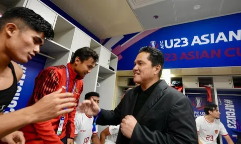 Hình ảnh không có trên truyền hình sau trận thua của U23 Indonesia