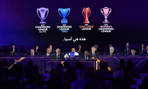 AFC chính thức công bố các giải đấu cấp CLB của bóng đá châu Á
