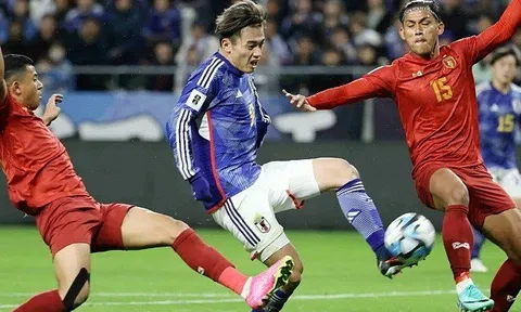 Nhật Bản dội cơn mưa bàn thắng vào lưới Myanmar