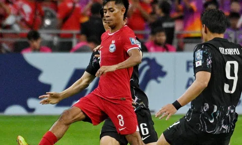 Singapore thua đậm 0-7 trước ĐT Hàn Quốc