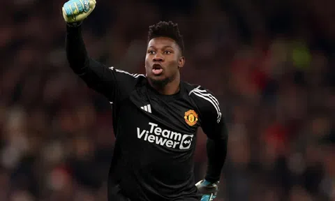 Andre Onana tạo thống kê khó tin trong trận thắng Aston Villa