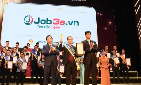 Nền tảng tuyển dụng Job3s.vn vinh dự nhận Giải thưởng Sao Khuê 2024