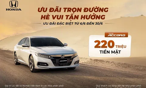 Chương trình khuyến mại của các dòng xe ô tô Honda trong tháng 6 năm 2024