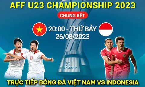 Trực tiếp bóng đá U23 Việt Nam vs U23 Indonesia - Chung kết U23 Đông Nam Á 2023: Bảo vệ ngôi vương?