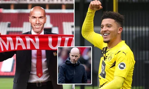 Tin chuyển nhượng tối 3/10: Vụ Zidane thay HLV Ten Hag tại MU ngã ngũ; Sancho trở lại Dortmund?