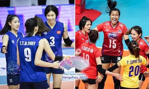 Lịch thi đấu bán kết bóng chuyền nữ ASIAD 2023: Bóng chuyền nữ Việt Nam chạm trán đội hạng 9 thế giới