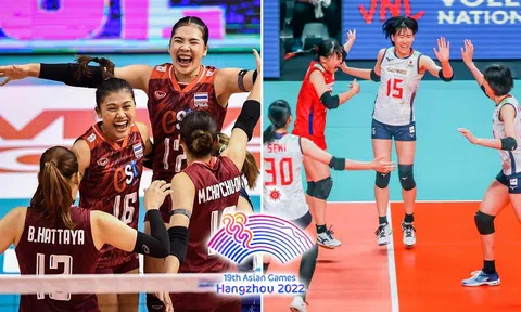 Trực tiếp bóng chuyền nữ Thái Lan vs Nhật Bản - ASIAD 2023; Cách xem trực tiếp bóng chuyền nữ ASIAD