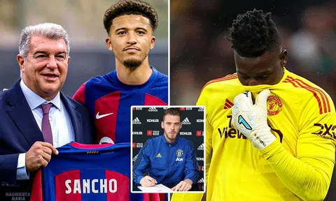 Tin chuyển nhượng tối 14/10: Vụ Sancho rời Man Utd đến Barca ngã ngũ; De Gea trở lại đối đầu Onana?