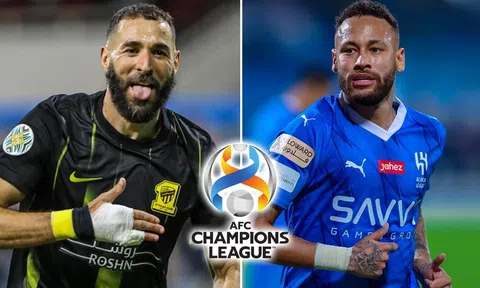 Kết quả bóng đá AFC Champions League hôm nay: Benzema đi vào lịch sử; Neymar nhận tin dữ từ Al Hilal