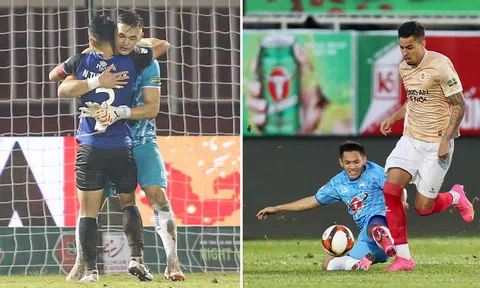 Kết quả bóng đá V.League hôm nay: Thủ môn Việt kiều tỏa sáng; HAGL nhận trái đắng trên BXH V.League