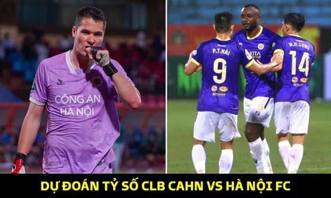 Dự đoán tỷ số CLB CAHN vs Hà Nội FC - Vòng 3 V.League 2023/24: Filip Nguyễn gây sốt trước ngày lên ĐT Việt Nam?
