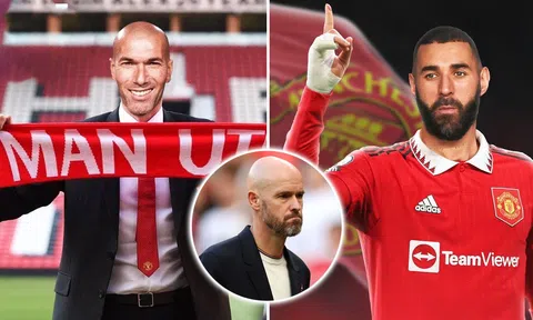 Tin chuyển nhượng tối 6/1: Zidane xác nhận thay thế HLV Ten Hag; Karim Benzema cập bến Man Utd?
