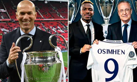Tin chuyển nhượng mới nhất 12/1: Real Madrid chốt vụ Osimhen; Zidane xác nhận đến MU thay Ten Hag?