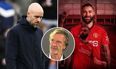 Tin chuyển nhượng mới nhất 25/1: Xong vụ Benzema đến Man Utd; Tỷ phú Anh chốt sa thải HLV Ten Hag?