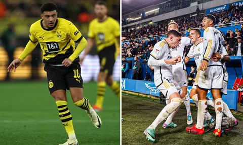 Kết quả bóng đá hôm nay: Real Madrid nhận tin vui; Sancho gây sốt trước ngày trở lại Man Utd