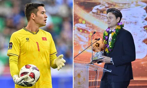 Đặng Văn Lâm gây sốt ở Gala QBV Việt Nam 2023, phản ứng từ Filip Nguyễn khiến NHM bất ngờ