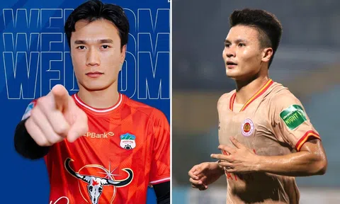 Bảng xếp hạng V.League 2023/24 mới nhất: Bùi Tiến Dũng 'cứu nguy' cho HAGL; Quang Hải lập kỷ lục?