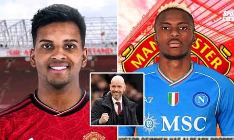 Tin chuyển nhượng mới nhất 22/3: Xong vụ MU chiêu mộ Rodrygo; Osimhen đồng ý gia nhập Man Utd?