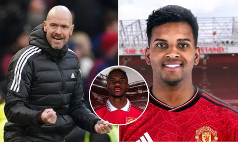 Tin chuyển nhượng tối 22/3: Xác nhận vụ Rodrygo đến Man Utd; Ten Hag cập bến gã khổng lồ châu Âu?