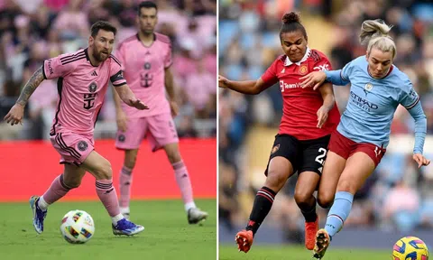 Kết quả bóng đá hôm nay: Messi lập kỷ lục ở Inter Miami; Man Utd thảm bại trước Man City