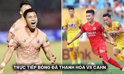 Xem trực tiếp bóng đá Thanh Hóa vs CAHN ở đâu, kênh nào? Link xem trực tuyến V.League 2023/24