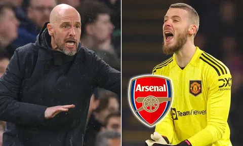 Tin chuyển nhượng mới nhất 6/4: Arsenal chiêu mộ De Gea; Ten Hag xác nhận vụ từ chức HLV trưởng MU?