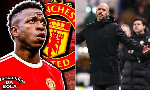 Tin chuyển nhượng mới nhất 7/4: Xong vụ Man Utd chiêu mộ Vinicius; Ten Hag xác nhận khả năng rời MU