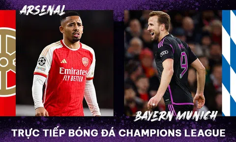 Trực tiếp bóng đá Arsenal vs Bayern Munich - Tứ kết Champions League: Harry Kane lập kỷ lục?