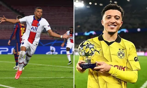 Kết quả bóng đá hôm nay: Mbappe lập kỷ lục trước ngày đến Real Madrid; Sancho gieo sầu cho Man Utd?