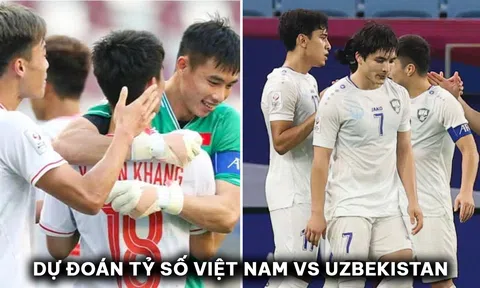 Dự đoán tỷ số U23 Việt Nam vs U23 Uzbekistan - VCK U23 châu Á 2024: Đòi lại 'món nợ' Thường Châu?