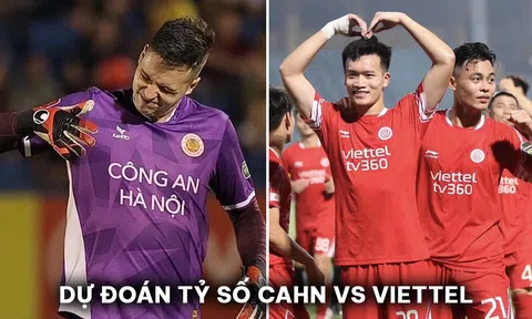 Dự đoán tỷ số CLB CAHN vs Viettel - Vòng 21 V.League 2023/24: Filip Nguyễn gây thất vọng?