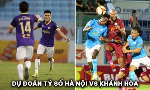 Dự đoán tỷ số Hà Nội vs Khánh Hòa - Vòng 22 V.League 2023/24: Ngôi sao thay thế Quang Hải gây sốt