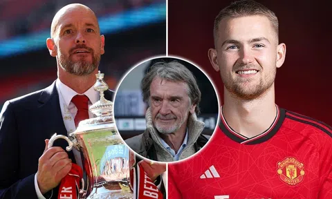 Tin chuyển nhượng tối 11/6: Man Utd bổ nhiệm người thay thế Ten Hag; De Ligt đến MU sau EURO 2024?