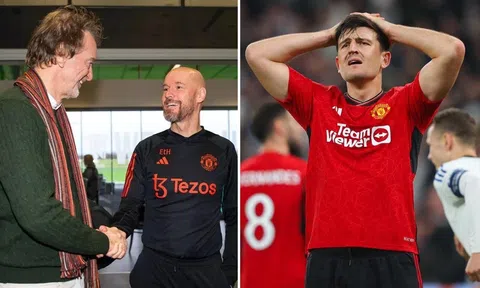 Maguire trên đường rời Man Utd, Ten Hag được Sir Jim Ratcliffe 'mở hàng' 2 bom tấn trước EURO 2024