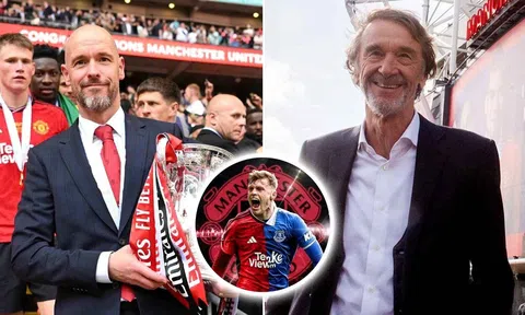 Tỷ phú Anh ra quyết định vụ sa thải Ten Hag, Man United công bố tân binh đầu tiên ở TTCN hè 2024