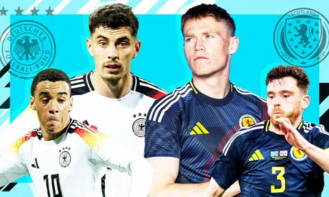Kết quả bóng đá EURO hôm nay: Địa chấn trong ngày khai mạc; Sao Man Utd khiến ĐT Đức ôm hận?