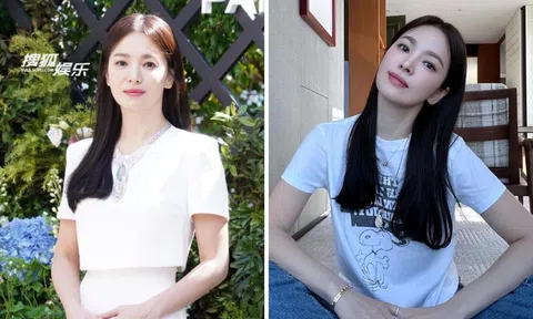 Trút bỏ trang sức hơn 60 tỷ, Song Hye Kyo vẫn đẹp xuất sắc ở hậu trường